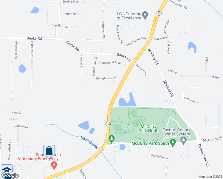 map of restaurants, bars, coffee shops, grocery stores, and more near 115 Cold Springs Court in Fayetteville