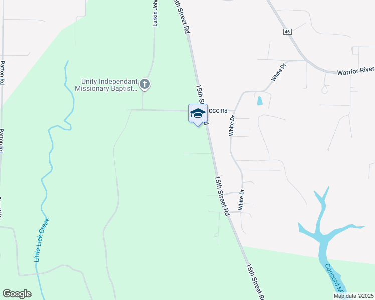 map of restaurants, bars, coffee shops, grocery stores, and more near 6545 Garris Drive in Bessemer