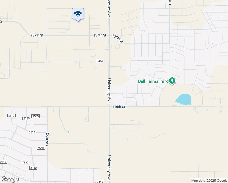 map of restaurants, bars, coffee shops, grocery stores, and more near 440 County Road 2200 in Lubbock