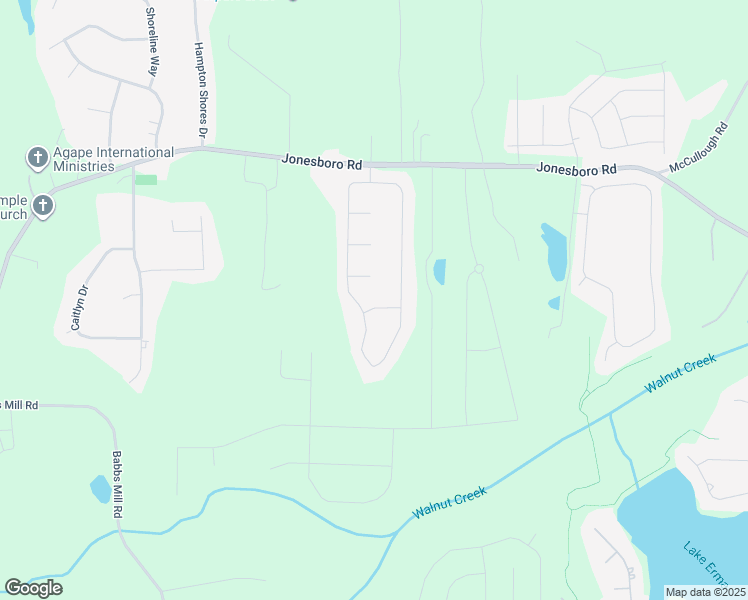 map of restaurants, bars, coffee shops, grocery stores, and more near 705 Avalanche Way in Hampton