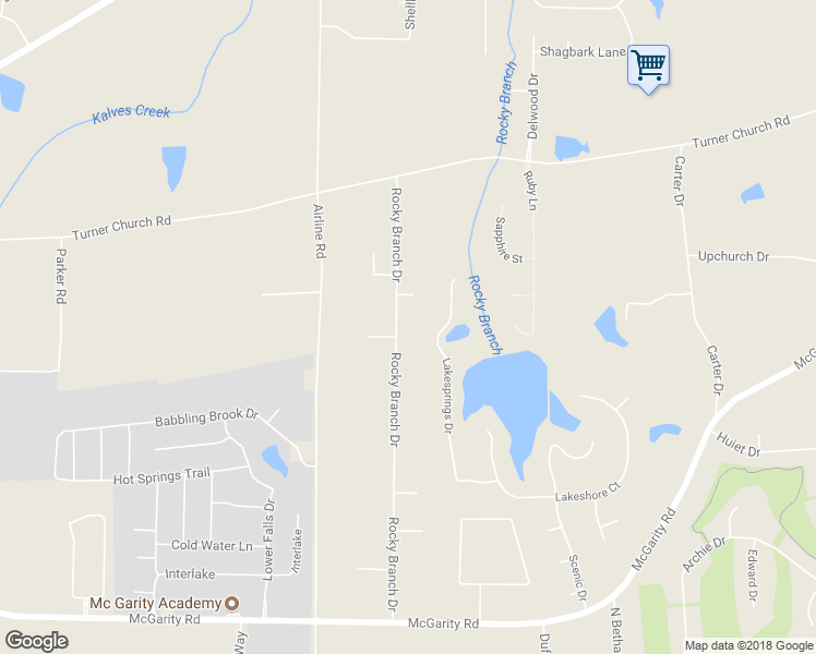 map of restaurants, bars, coffee shops, grocery stores, and more near 220 Rocky Branch Drive in McDonough