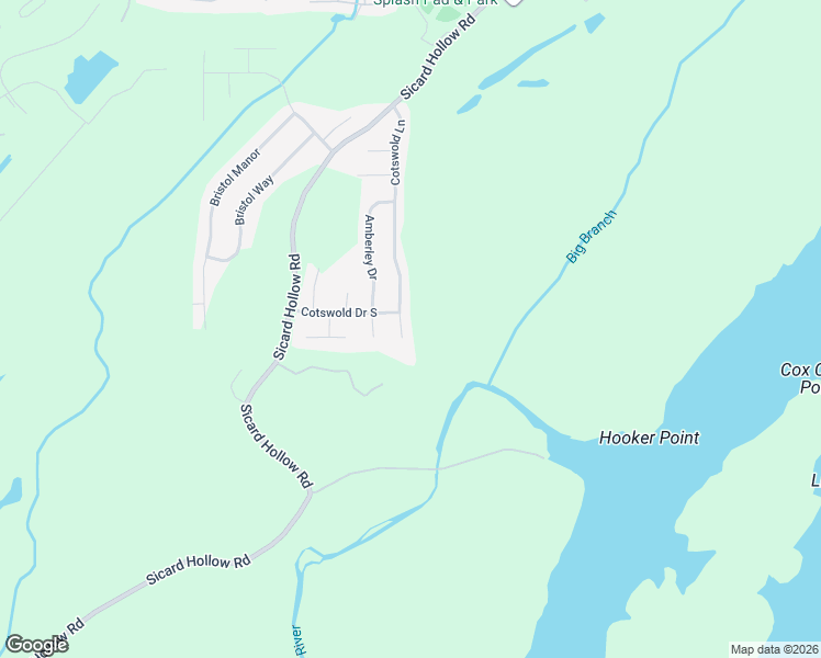 map of restaurants, bars, coffee shops, grocery stores, and more near 4533 Cotswold Lane in Birmingham