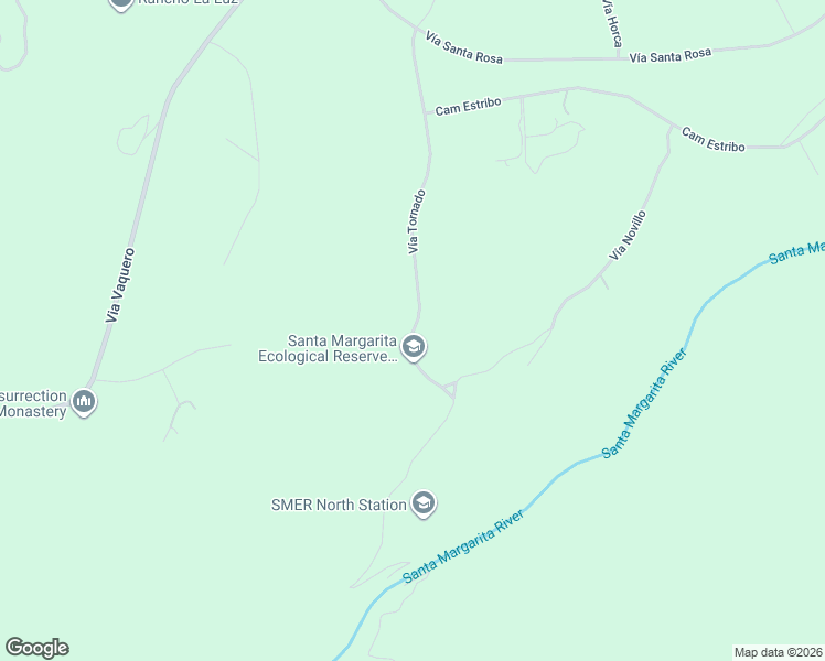 map of restaurants, bars, coffee shops, grocery stores, and more near Vía Tornado in Temecula