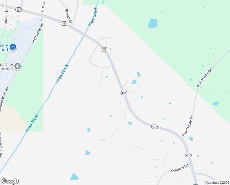 map of restaurants, bars, coffee shops, grocery stores, and more near 313 Mississippi 407 in Winona