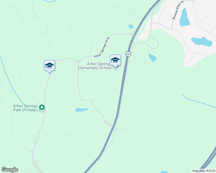 map of restaurants, bars, coffee shops, grocery stores, and more near 50 Wisteria Way in Newnan