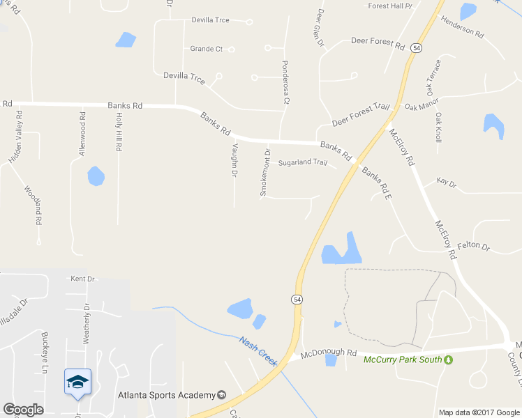 map of restaurants, bars, coffee shops, grocery stores, and more near 160 Smokemont Drive in Fayetteville