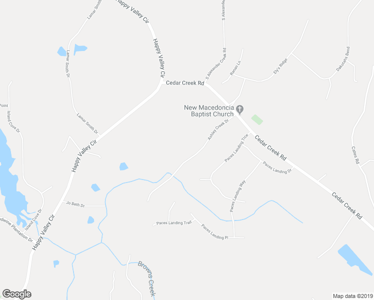 map of restaurants, bars, coffee shops, grocery stores, and more near 15 Ashley Creek Drive in Newnan
