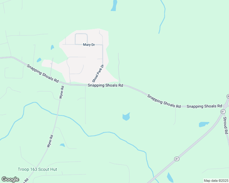 map of restaurants, bars, coffee shops, grocery stores, and more near 2056 Snapping Shoals Road in McDonough