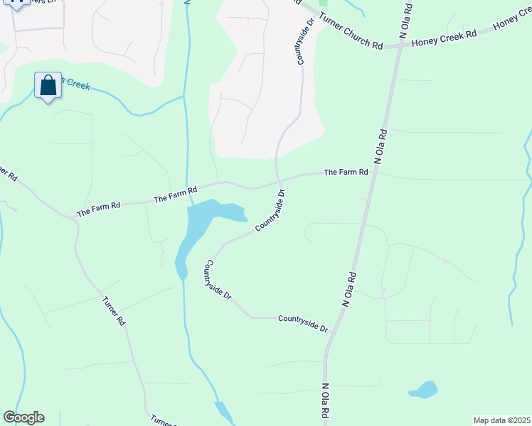 map of restaurants, bars, coffee shops, grocery stores, and more near 315 Country Side Drive in McDonough