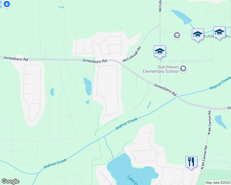 map of restaurants, bars, coffee shops, grocery stores, and more near 3228 Alhambra Circle in Hampton