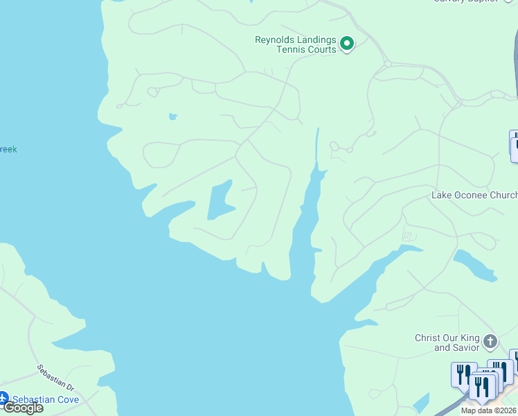 map of restaurants, bars, coffee shops, grocery stores, and more near 1811 Garner's Ferry Road in Greensboro