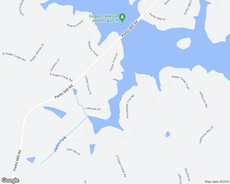 map of restaurants, bars, coffee shops, grocery stores, and more near 149 Cedar Cove Drive in Buckhead