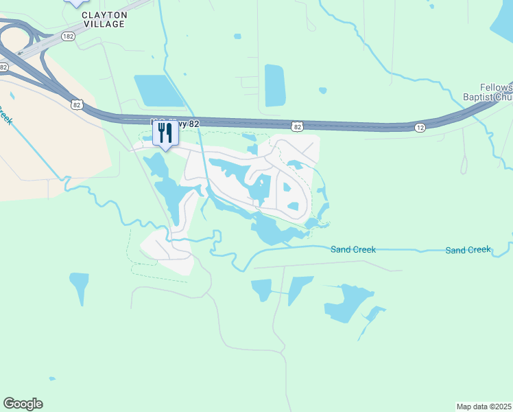 map of restaurants, bars, coffee shops, grocery stores, and more near 293 Kirk Cauldy Drive in Starkville