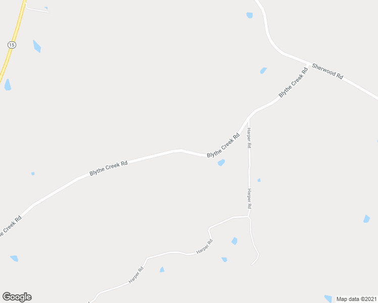 map of restaurants, bars, coffee shops, grocery stores, and more near 1591 Blythe Creek Road in Ackerman