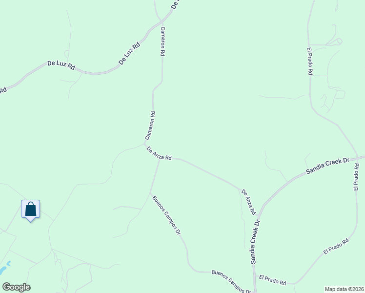 map of restaurants, bars, coffee shops, grocery stores, and more near 23192 De Anza Road in Temecula