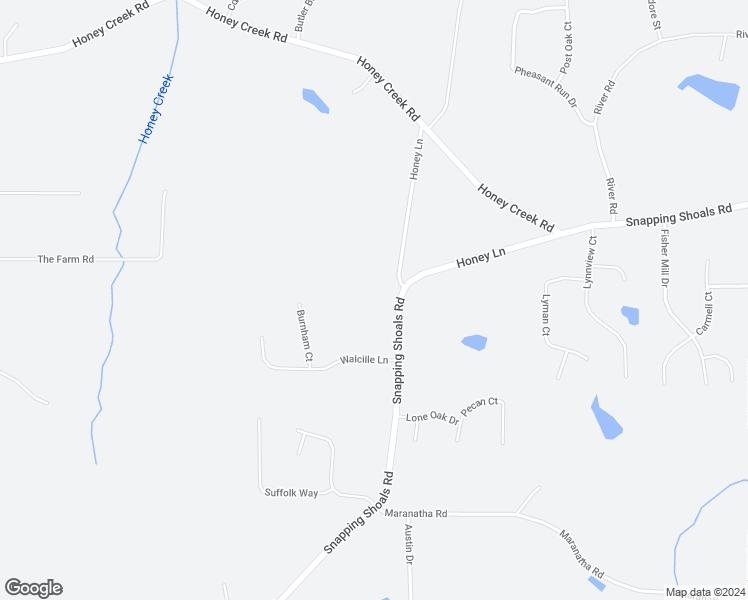 map of restaurants, bars, coffee shops, grocery stores, and more near 977 Snapping Shoals Road in McDonough