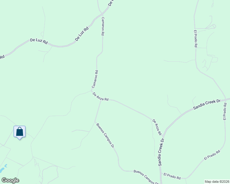 map of restaurants, bars, coffee shops, grocery stores, and more near 23192 De Anza Road in Temecula