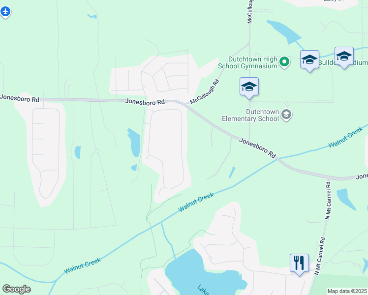 map of restaurants, bars, coffee shops, grocery stores, and more near 3221 Alhambra Circle in Hampton