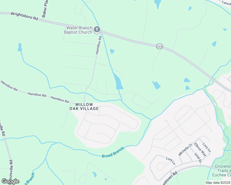 map of restaurants, bars, coffee shops, grocery stores, and more near 4434 Raleigh Drive in Grovetown