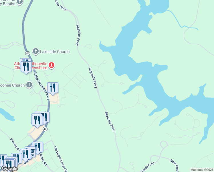 map of restaurants, bars, coffee shops, grocery stores, and more near 1081 Montgomery Drive in Greensboro