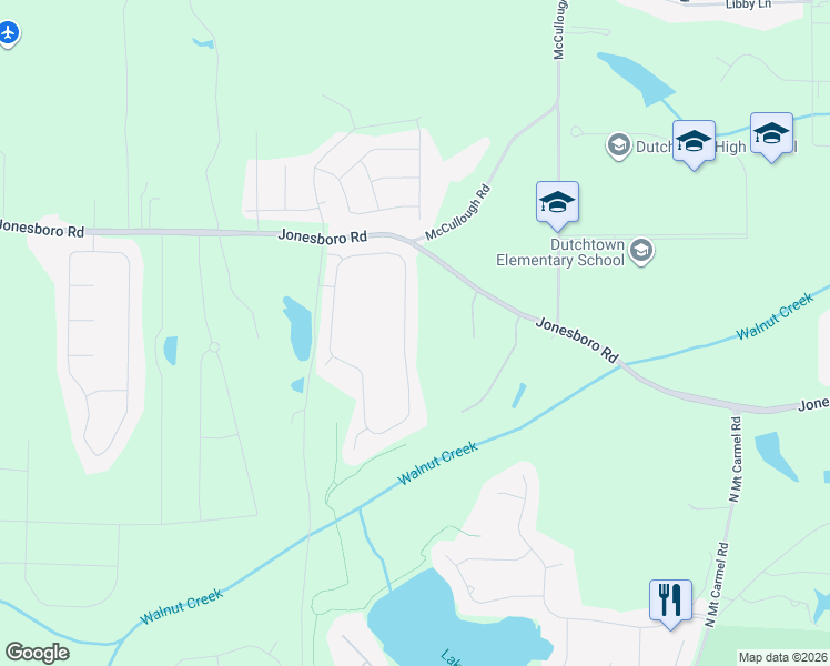 map of restaurants, bars, coffee shops, grocery stores, and more near 3221 Alhambra Circle in Hampton