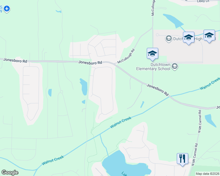 map of restaurants, bars, coffee shops, grocery stores, and more near 3221 Alhambra Circle in Hampton
