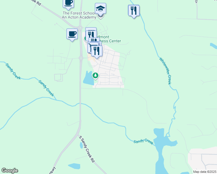 map of restaurants, bars, coffee shops, grocery stores, and more near 150 High Street in Fayetteville