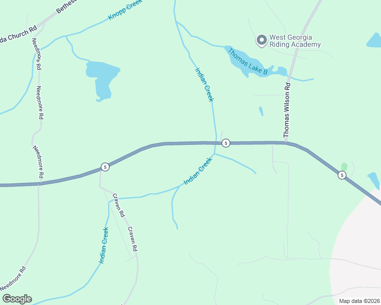 map of restaurants, bars, coffee shops, grocery stores, and more near 712 Georgia 5 in Roopville