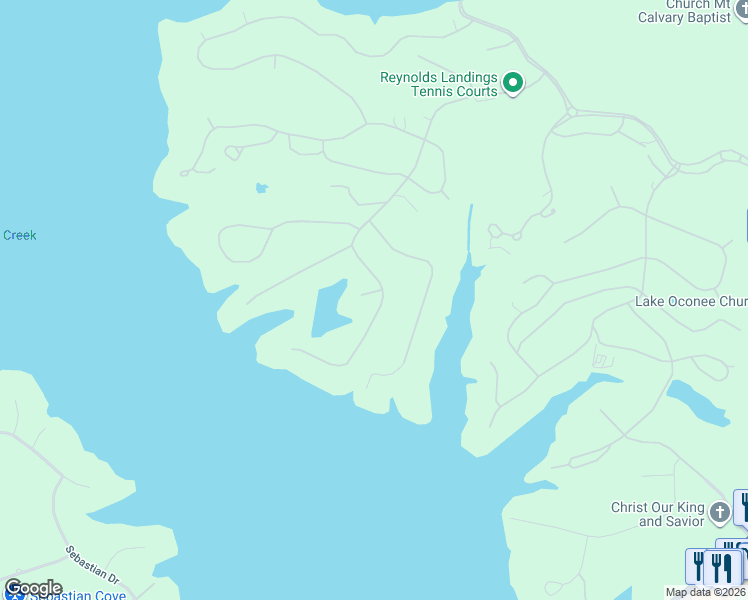 map of restaurants, bars, coffee shops, grocery stores, and more near 1811 Garner's Ferry Road in Greensboro