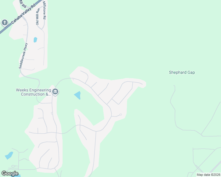 map of restaurants, bars, coffee shops, grocery stores, and more near 1124 Haven Road in Birmingham