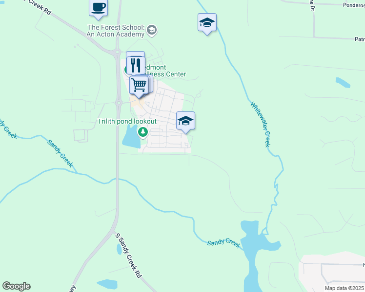 map of restaurants, bars, coffee shops, grocery stores, and more near 100 Carlyle Lane in Fayetteville