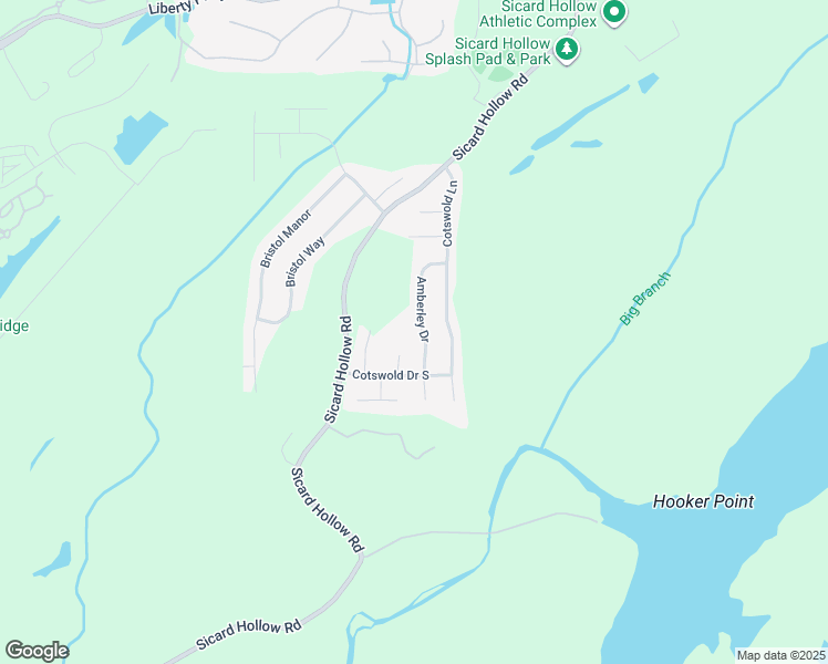 map of restaurants, bars, coffee shops, grocery stores, and more near 4620 Amberley Drive in Birmingham