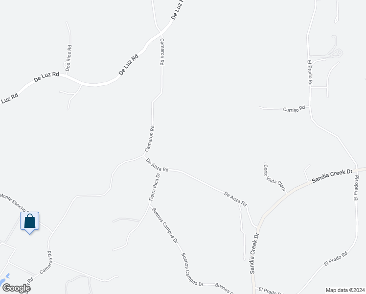 map of restaurants, bars, coffee shops, grocery stores, and more near 23192 De Anza Road in Temecula