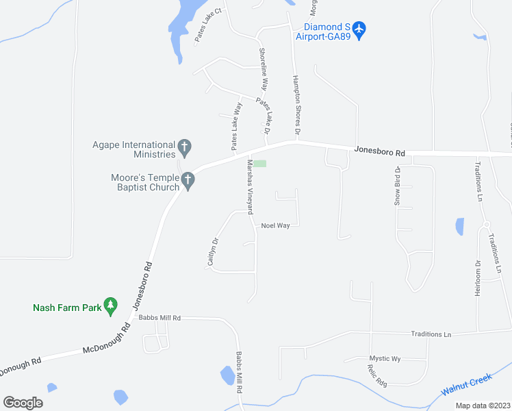 map of restaurants, bars, coffee shops, grocery stores, and more near 117 Marshas Vineyard in Hampton