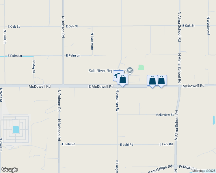 map of restaurants, bars, coffee shops, grocery stores, and more near East McDowell Road in Scottsdale
