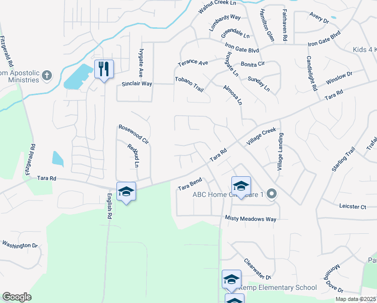 map of restaurants, bars, coffee shops, grocery stores, and more near 962 Spruce Point in Jonesboro