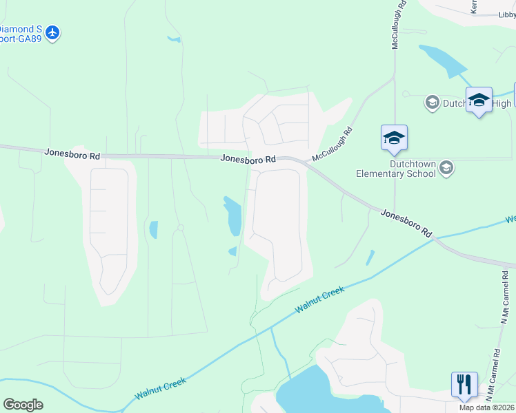 map of restaurants, bars, coffee shops, grocery stores, and more near 3388 Alhambra Circle in Hampton