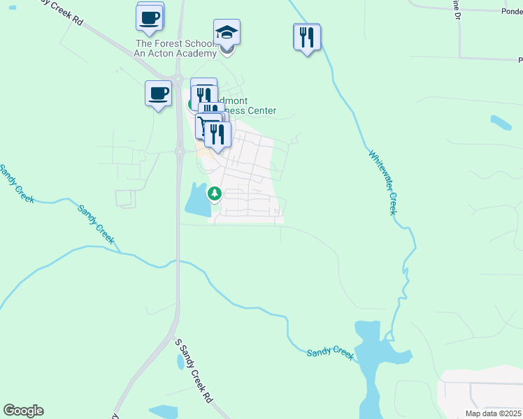 map of restaurants, bars, coffee shops, grocery stores, and more near 287 Ravenhurst Lane in Fayetteville