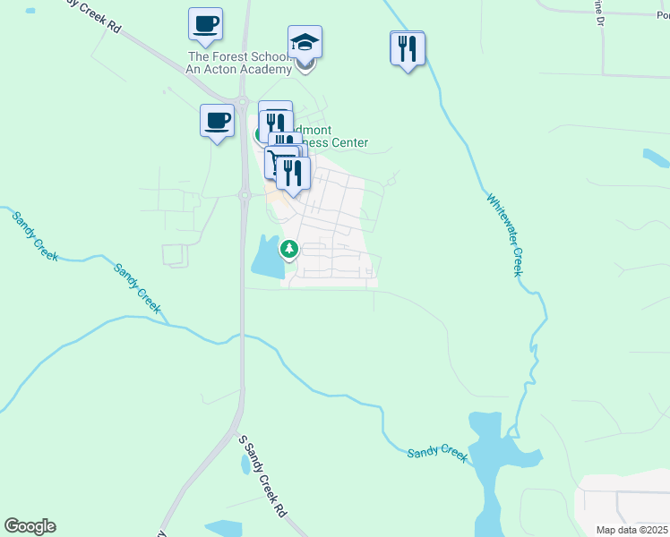 map of restaurants, bars, coffee shops, grocery stores, and more near 170 2nd Street in Fayetteville