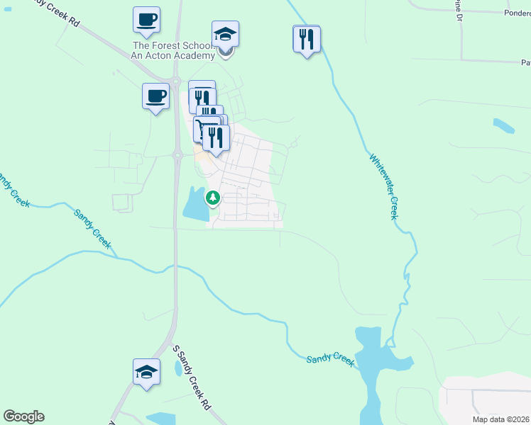 map of restaurants, bars, coffee shops, grocery stores, and more near 1065 Hood Road in Fayetteville