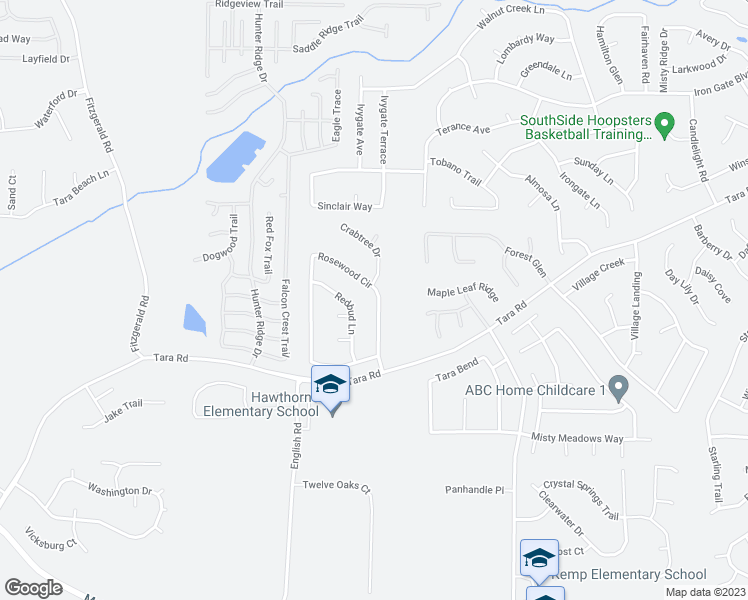 map of restaurants, bars, coffee shops, grocery stores, and more near 476 Rosewood Circle in Jonesboro