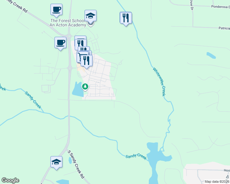 map of restaurants, bars, coffee shops, grocery stores, and more near 1065 Hood Road in Fayetteville