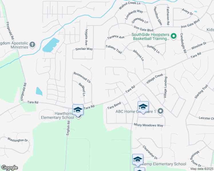 map of restaurants, bars, coffee shops, grocery stores, and more near 923 Maple Leaf Ridge in Jonesboro
