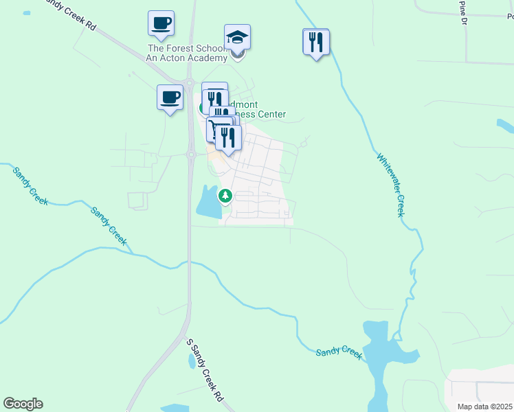map of restaurants, bars, coffee shops, grocery stores, and more near 230 Central Avenue in Fayetteville