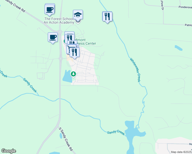 map of restaurants, bars, coffee shops, grocery stores, and more near 370 2nd Street in Fayetteville