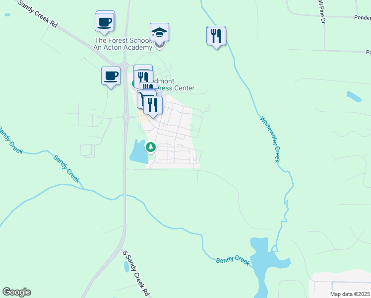 map of restaurants, bars, coffee shops, grocery stores, and more near 290 2nd Street in Fayetteville