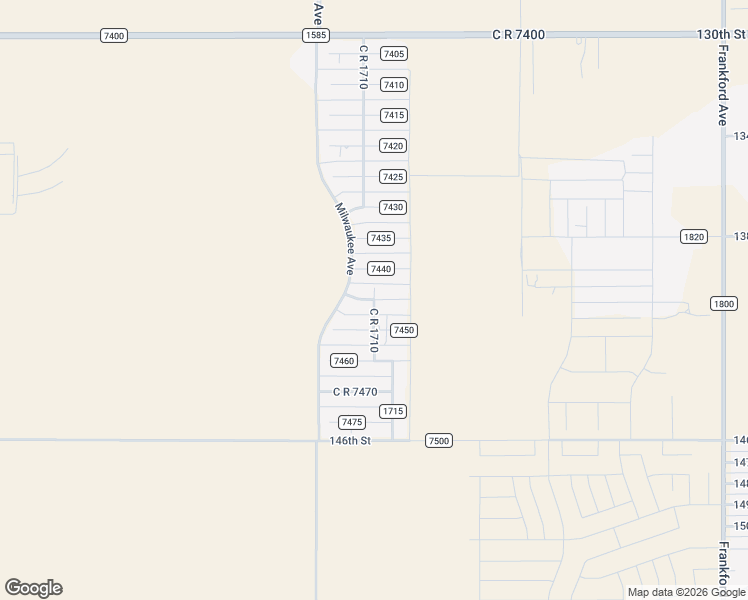 map of restaurants, bars, coffee shops, grocery stores, and more near 6400 County Road 7445 in Lubbock