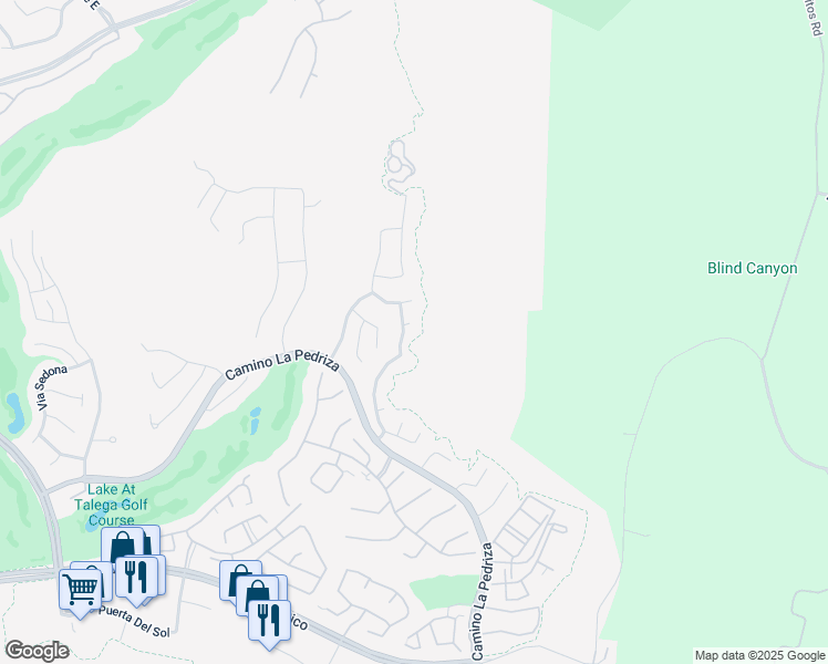 map of restaurants, bars, coffee shops, grocery stores, and more near 704 Corte Buscando in San Clemente