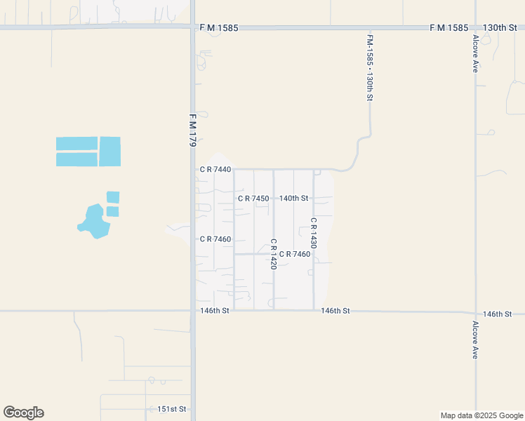 map of restaurants, bars, coffee shops, grocery stores, and more near 14008 County Road 1420 in Wolfforth