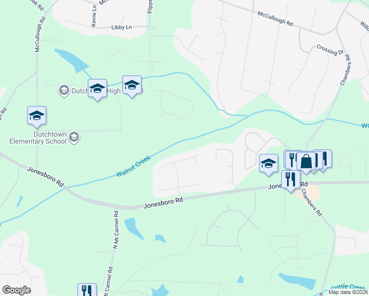 map of restaurants, bars, coffee shops, grocery stores, and more near 228 Oak Grove Drive in Hampton